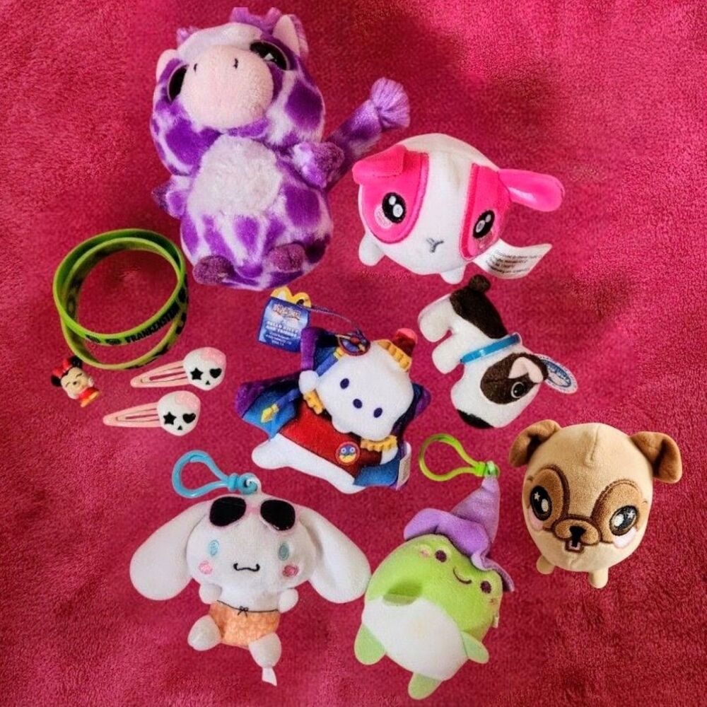 Y2k Scene Queen Plush Bag Clip Toy Bundle